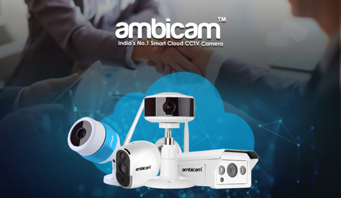 ambicam – Smart Cloud CCTV Camera with FHD Video, Cloud Storage, Local Storage up to 30 Days, Do it yourself and Clear Night Vision.