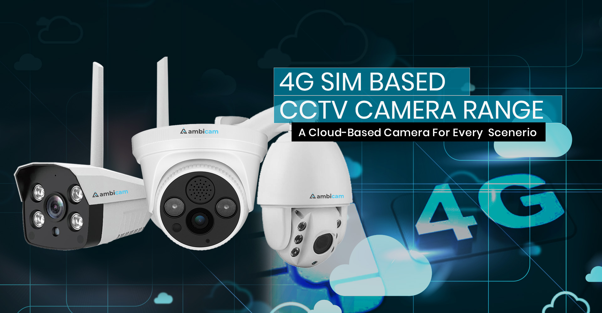ambicam 4G Smart cloud cctv camera