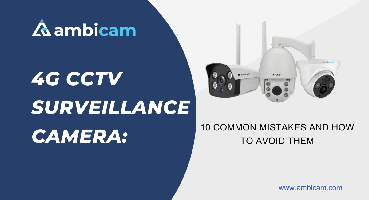 4G CCTV surveillance camera